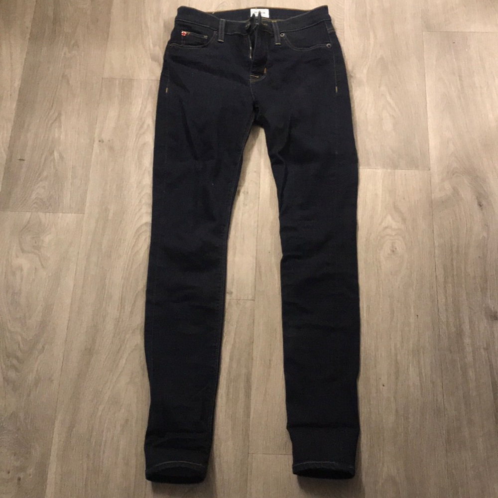 Hudson Skinny Jeans Size 24 Navy Blue